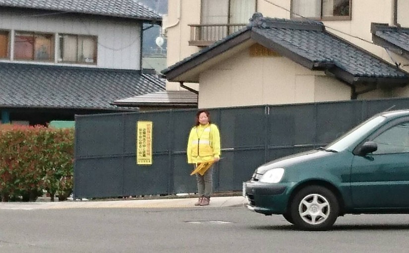 春の交通安全運動中の活動