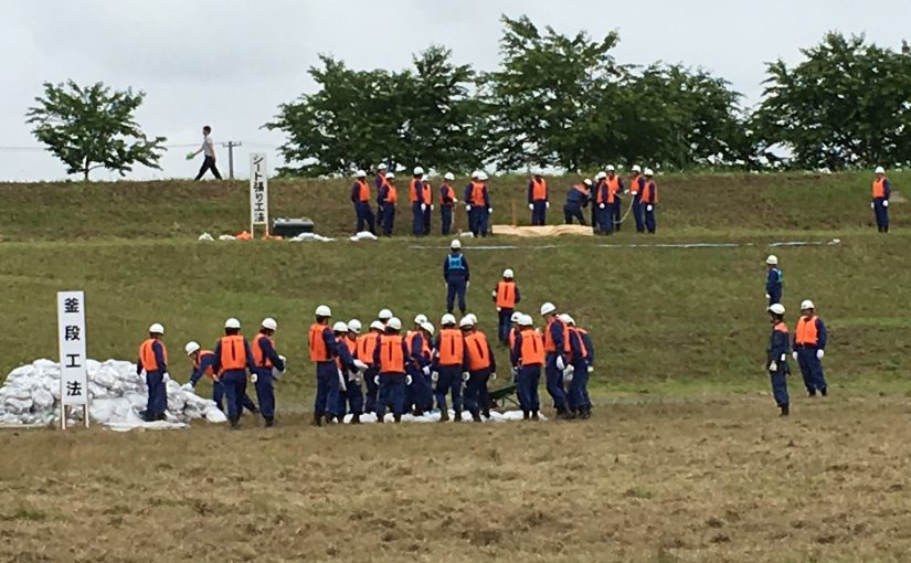 【水防工法訓練】へ行ってきました！地域の減災力を高めていきましょう。