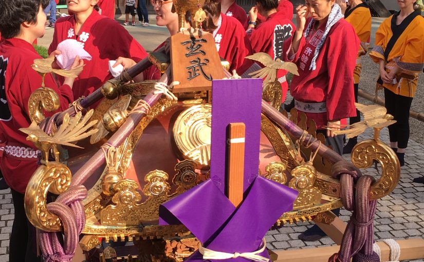 岩沼神社秋まつり、神輿の奉賛をいたしました